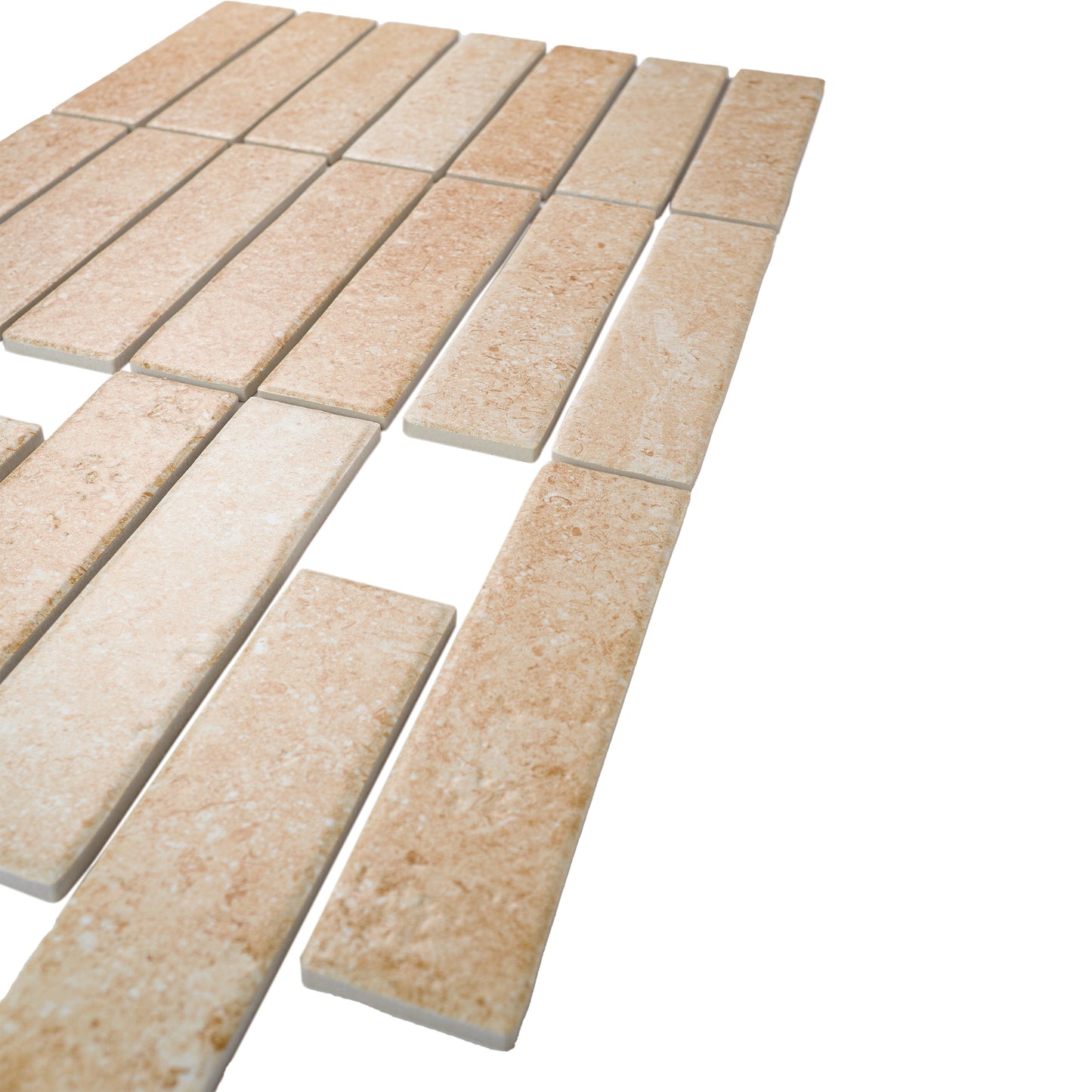 Limestone Legacy Series Boutique Beige Matte Porcelain Artisanal Tile