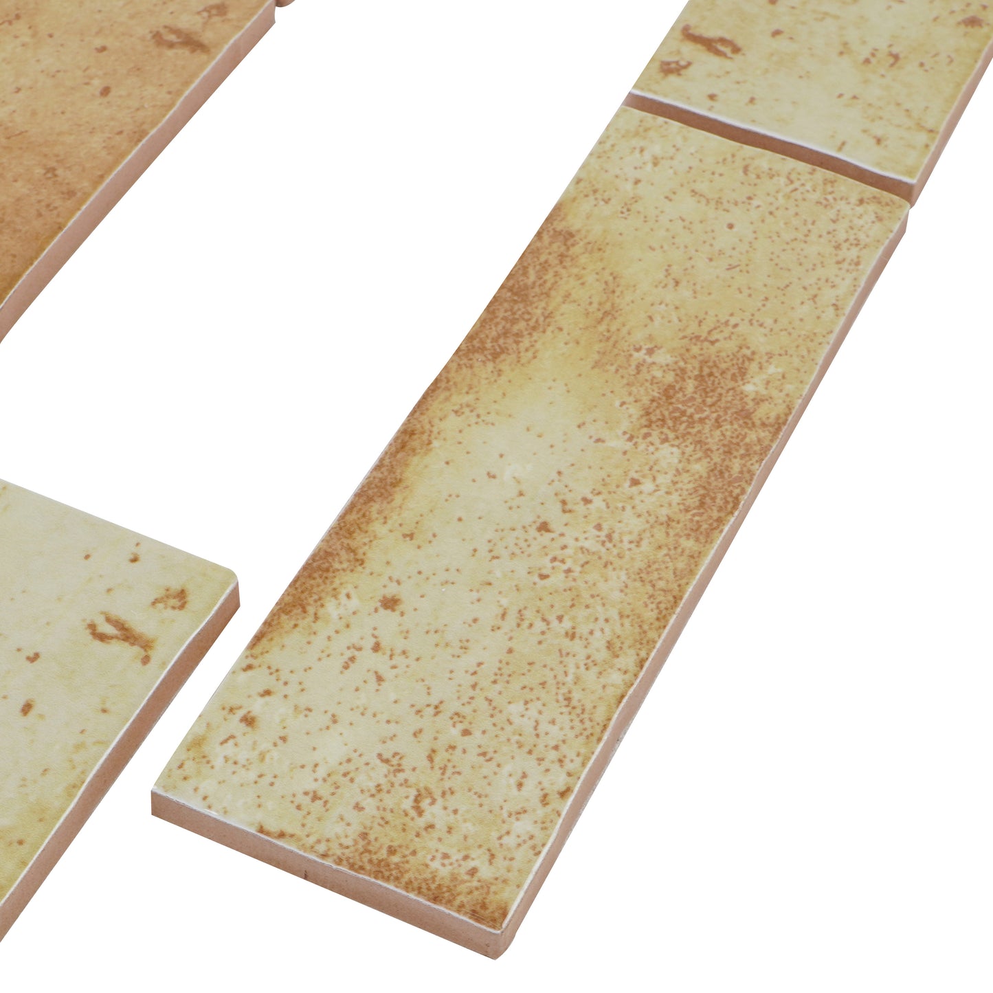 Marrakech Jewel Series Butter Yellow Glossy Ceramic Atisanal Tile