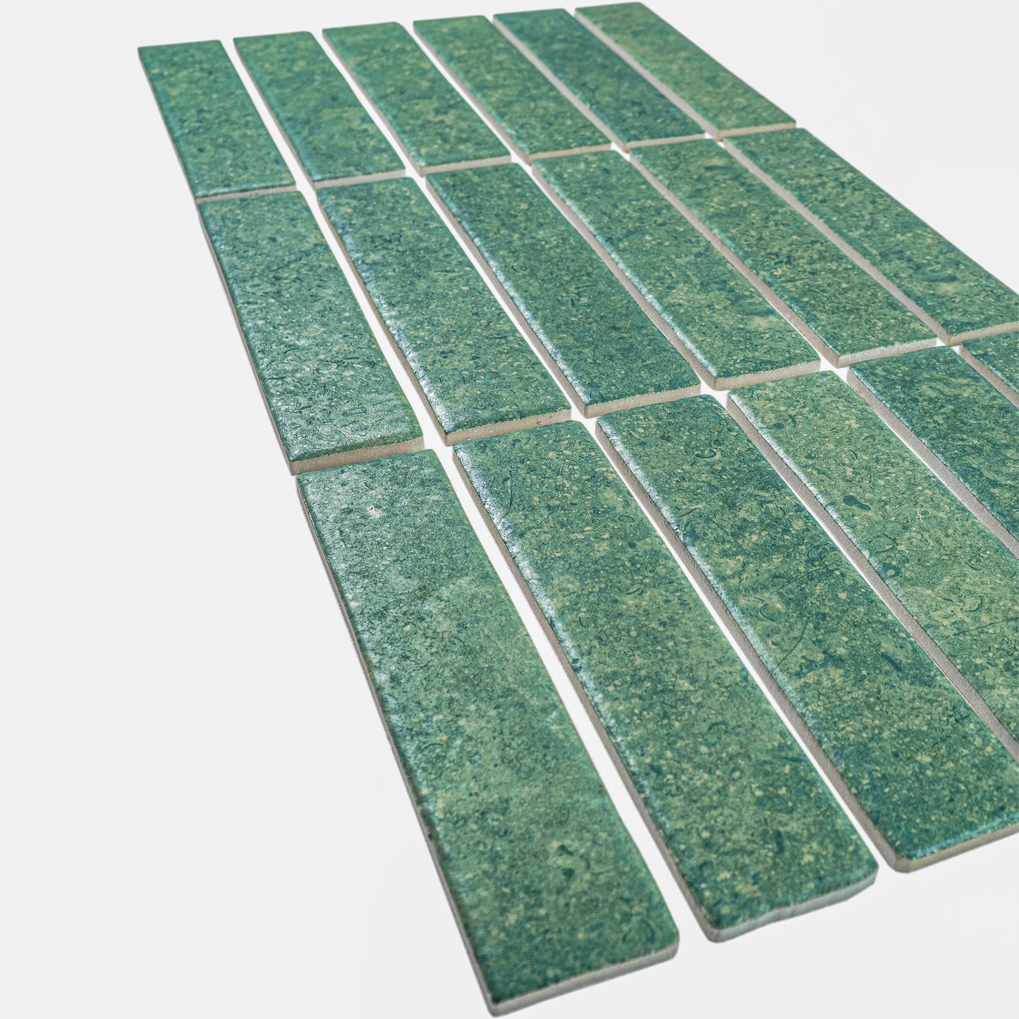 Limestone Legacy Series Sea Green Matte Porcelain Artisanal Tile
