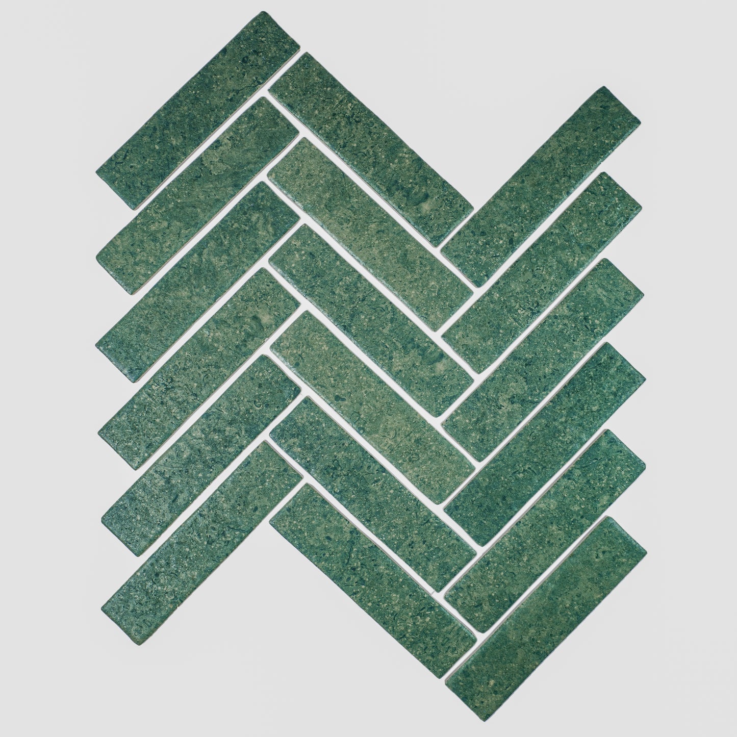 Limestone Legacy Series Sea Green Matte Porcelain Artisanal Tile