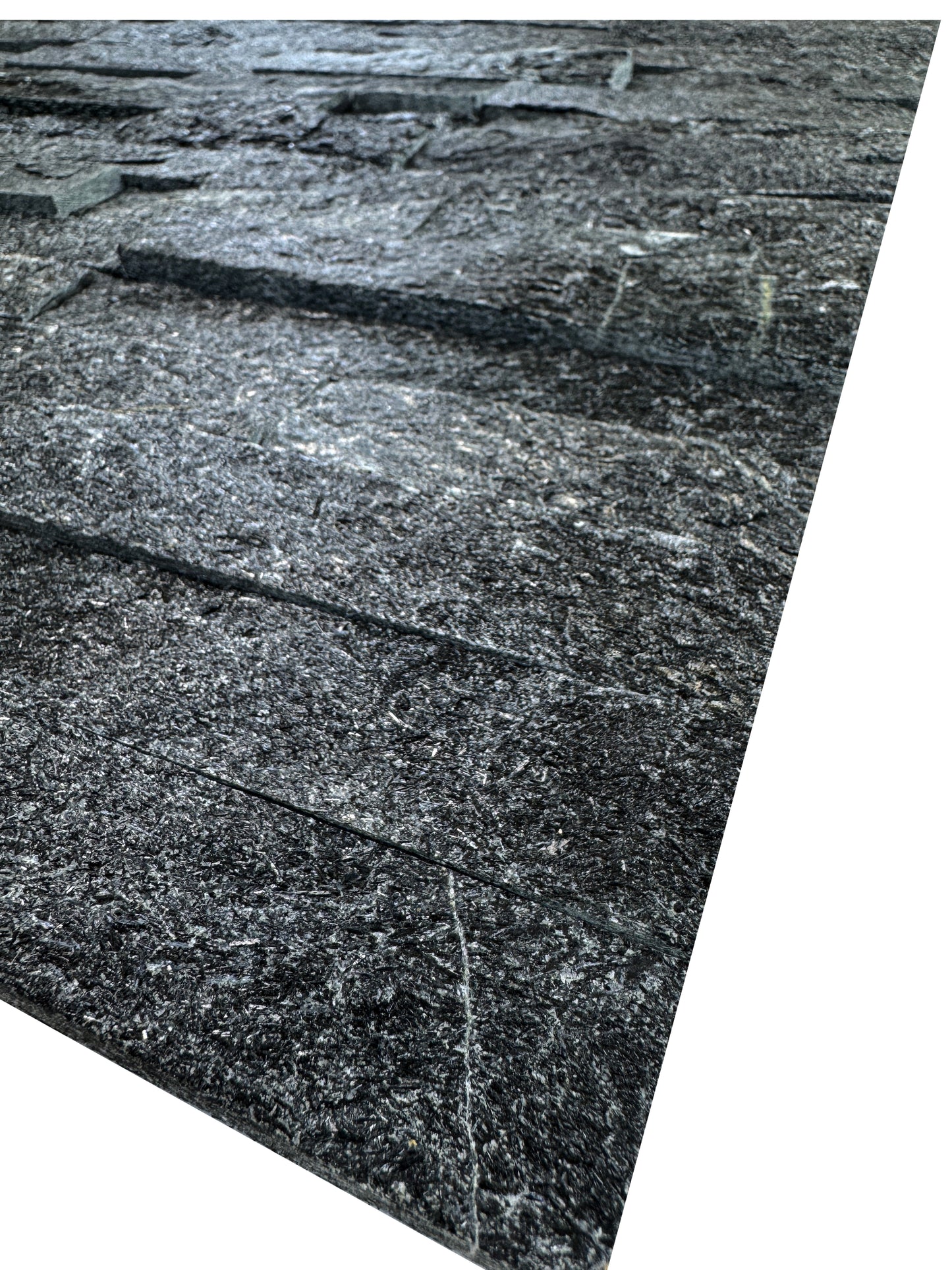 Starlit Quartz Black Split Quartz Wall Cladding