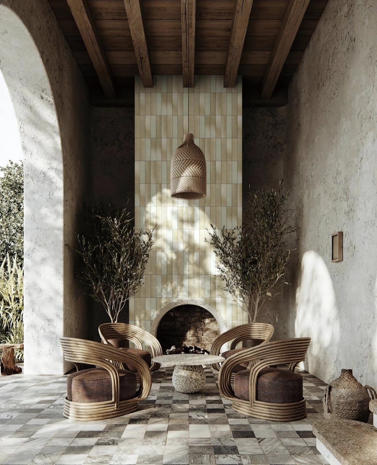 Earth tones porcelain kitchen and bathroom tiles in dubai