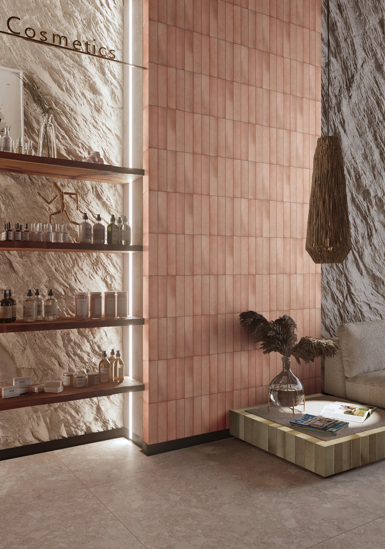 Earth tones porcelain kitchen and bathroom tiles in dubai
