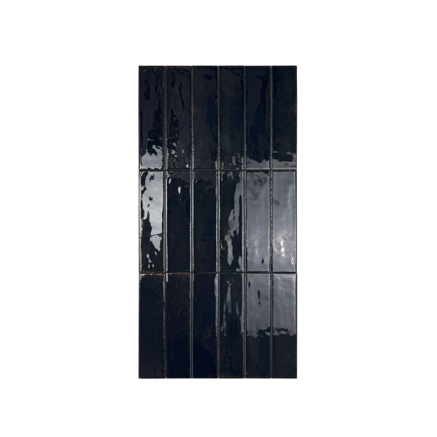 Himalayan Serenity Series Midnight Blue Glossy Porcelain Artisanal Tile