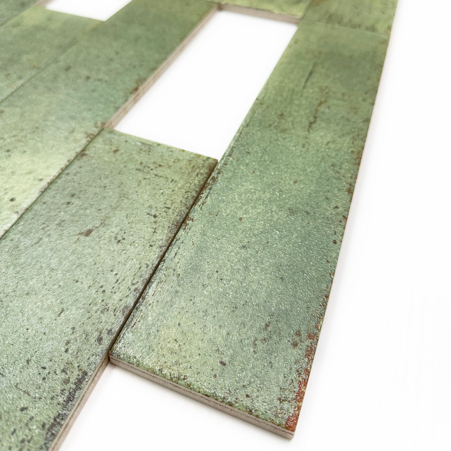 Lustre Vintage Hunter Green Matte Ceramic Artisanal Tile