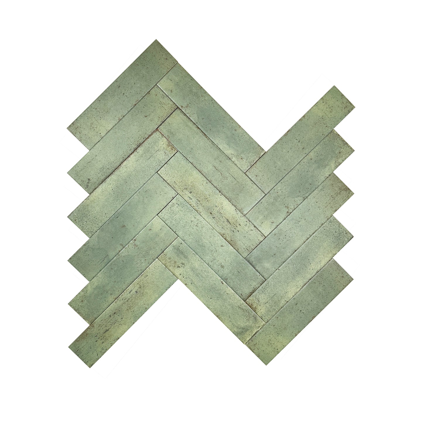 Lustre Vintage Hunter Green Matte Ceramic Artisanal Tile