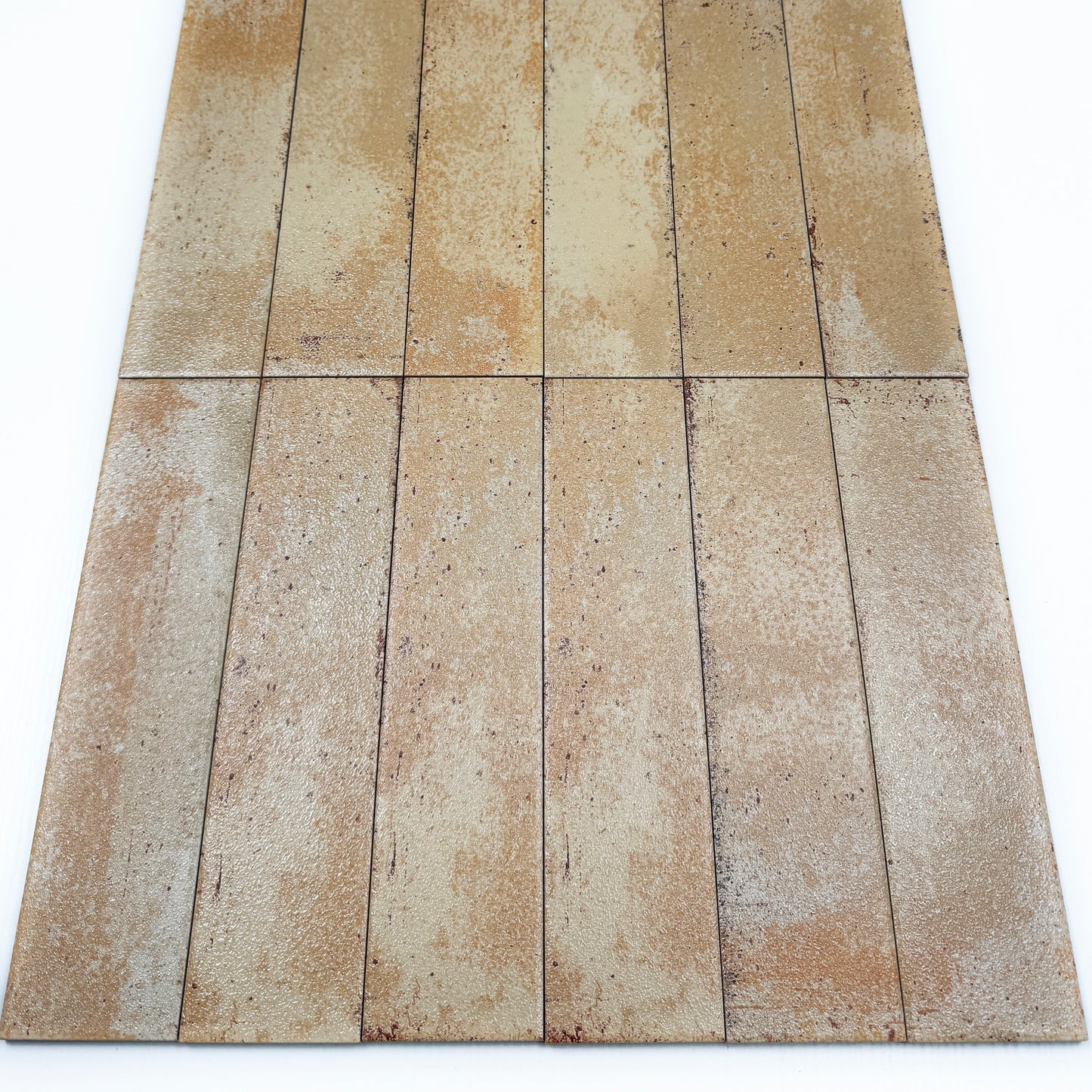 Lustre Vintage Nude Brown Matte Ceramic Artisanal Tile