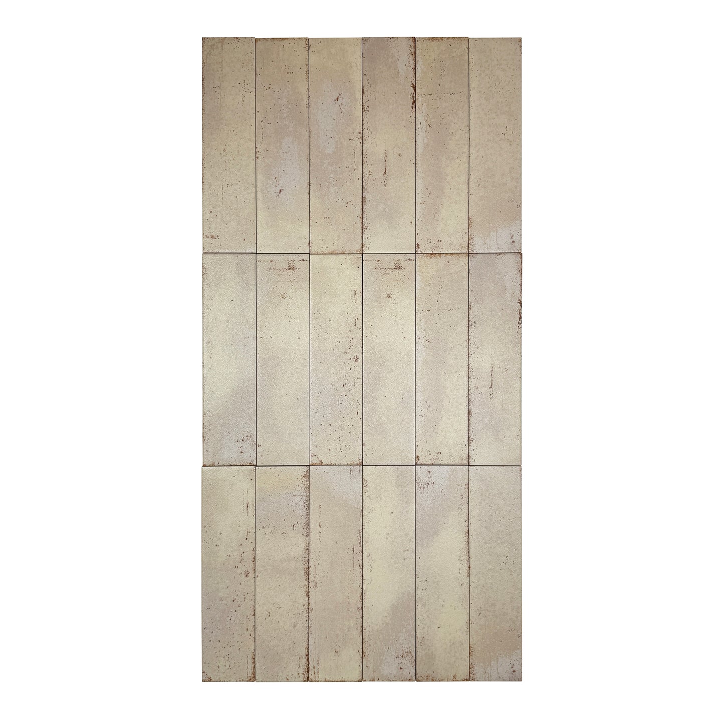 Lustre Vintage Almond Brown Matte Ceramic Artisanal Tile