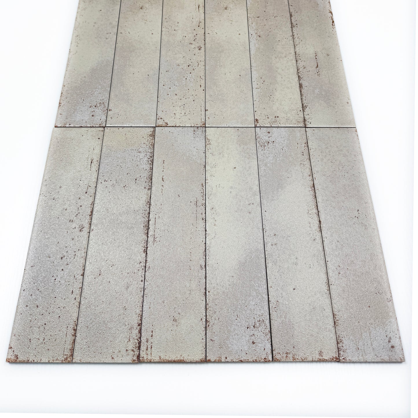 Lustre Vintage Almond Brown Matte Ceramic Artisanal Tile