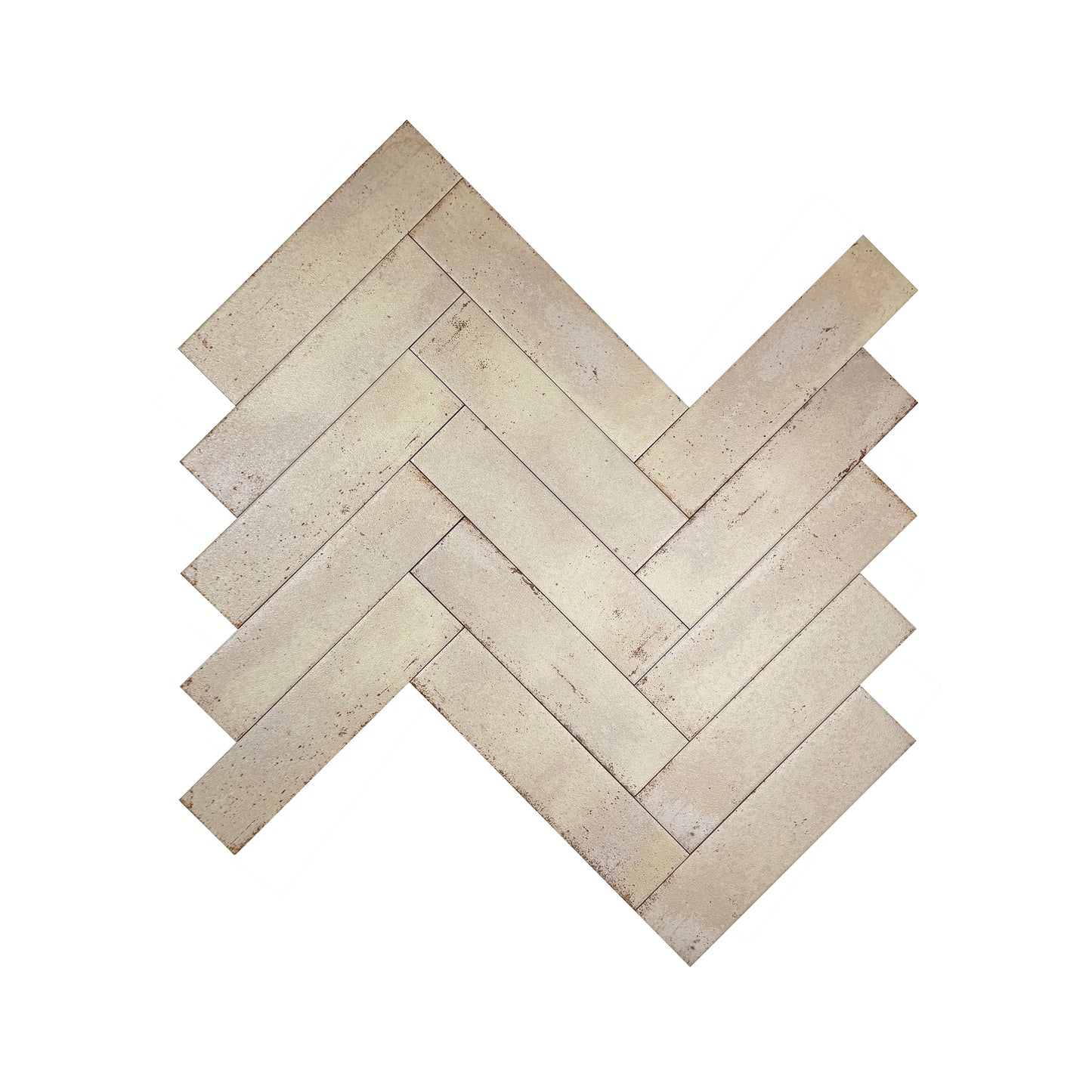 Lustre Vintage Almond Brown Matte Ceramic Artisanal Tile