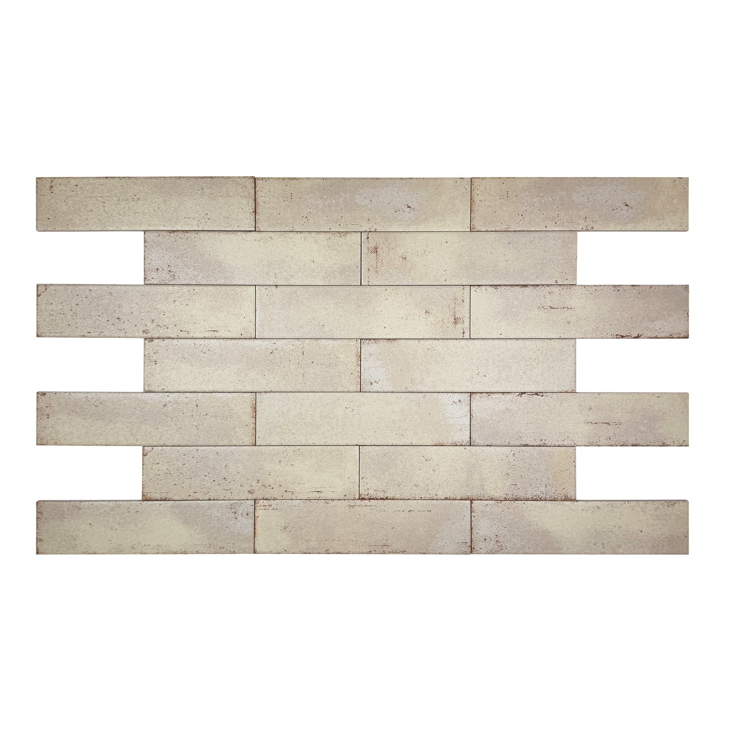 Lustre Vintage Almond Brown Matte Ceramic Artisanal Tile