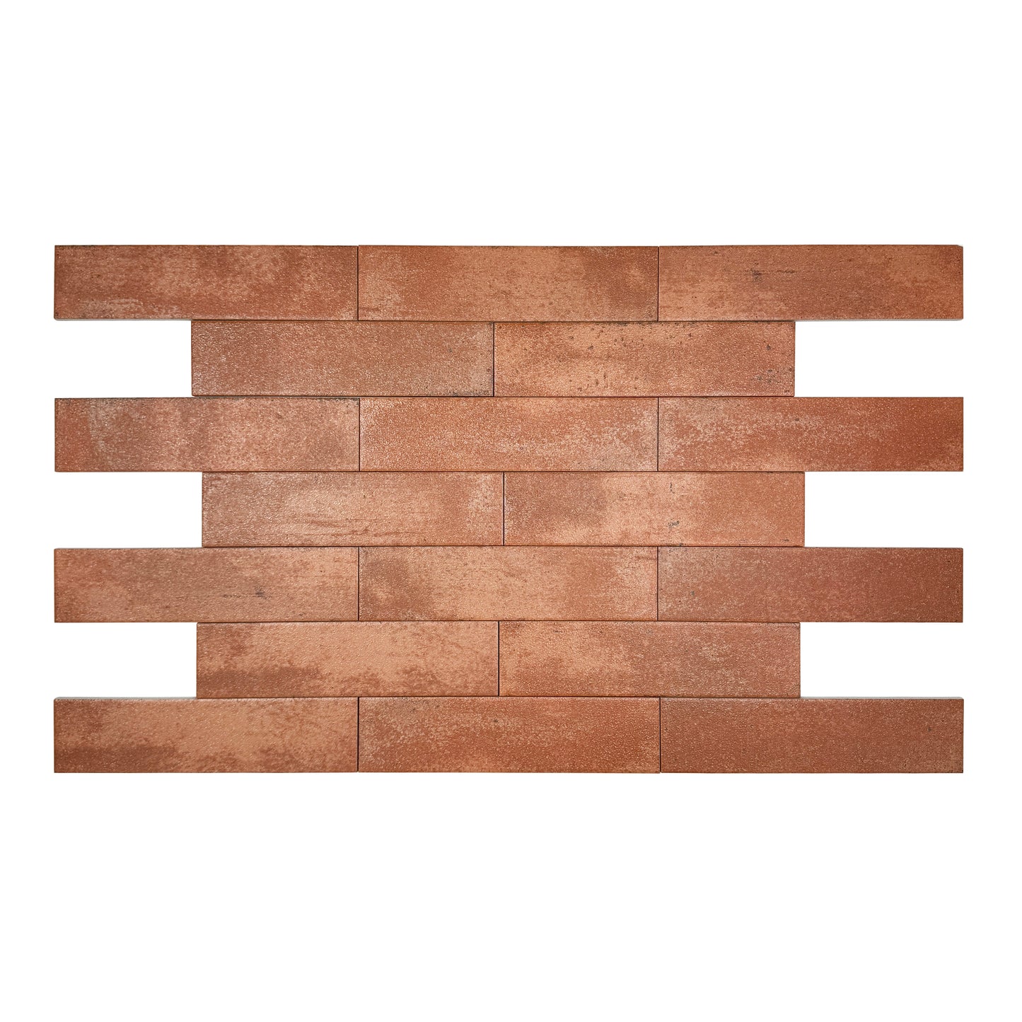 Lustre Vintage Caramel Brown Matte Ceramic Artisanal Tile