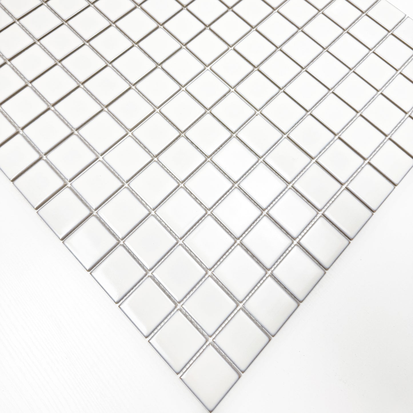 Zen white Crystalline Glazed Porcelain Mosaic