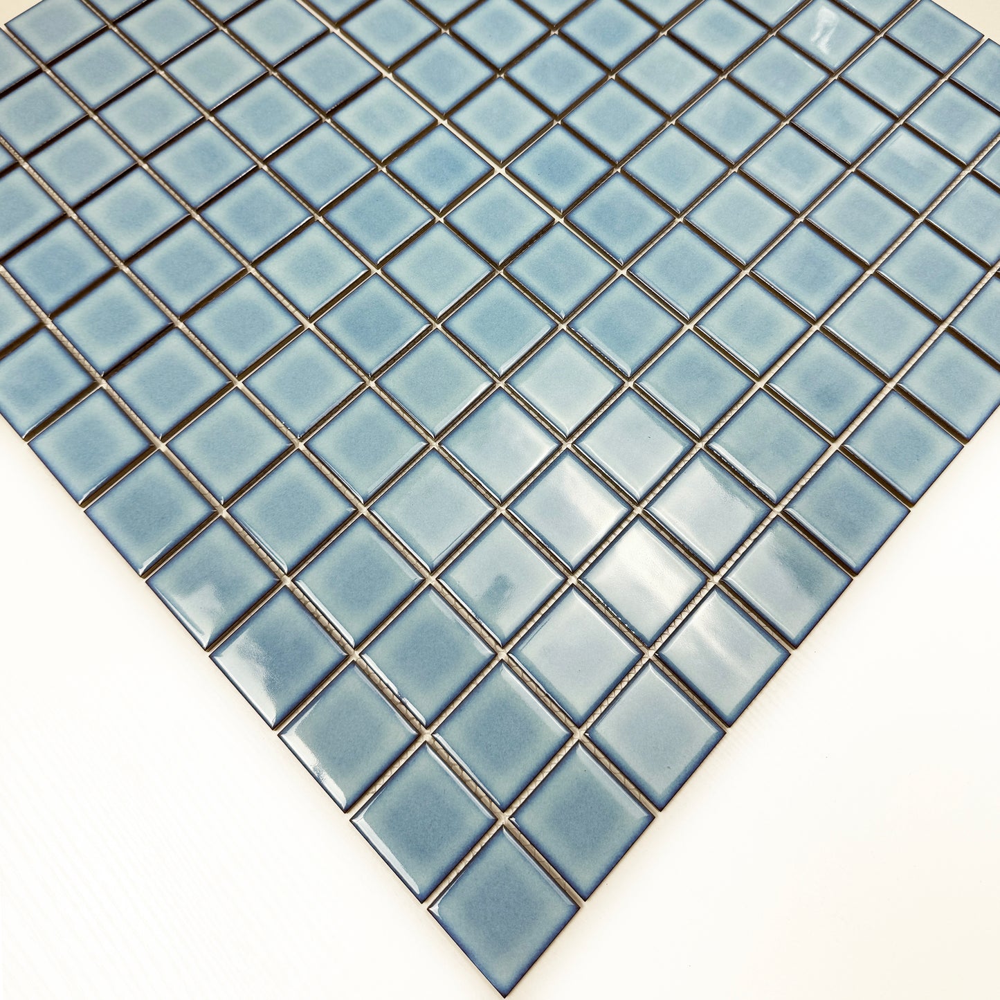Zen Light Blue Crystalline Glazed Porcelain Mosaic