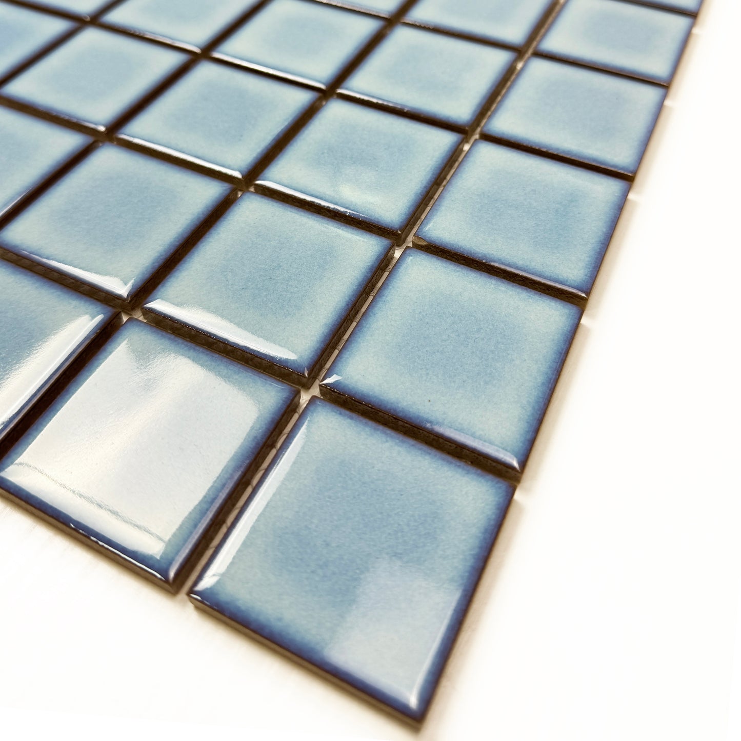 Zen Light Blue Crystalline Glazed Porcelain Mosaic
