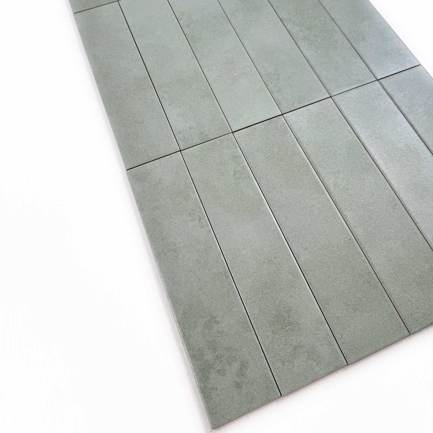 Amalfi Dawn Series Mint Green Matt Porcelain Artisanal Tile