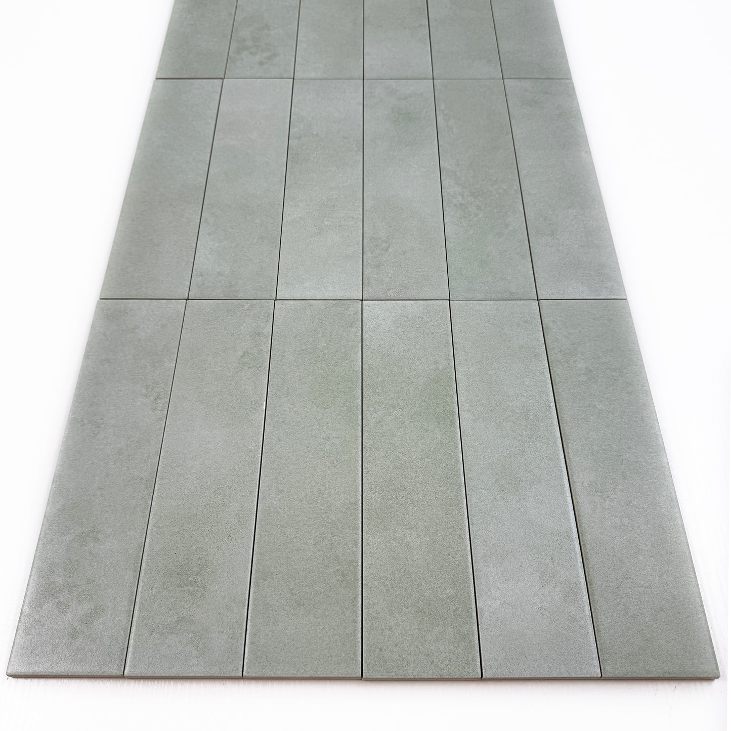 Amalfi Dawn Series Mint Green Matt Porcelain Artisanal Tile