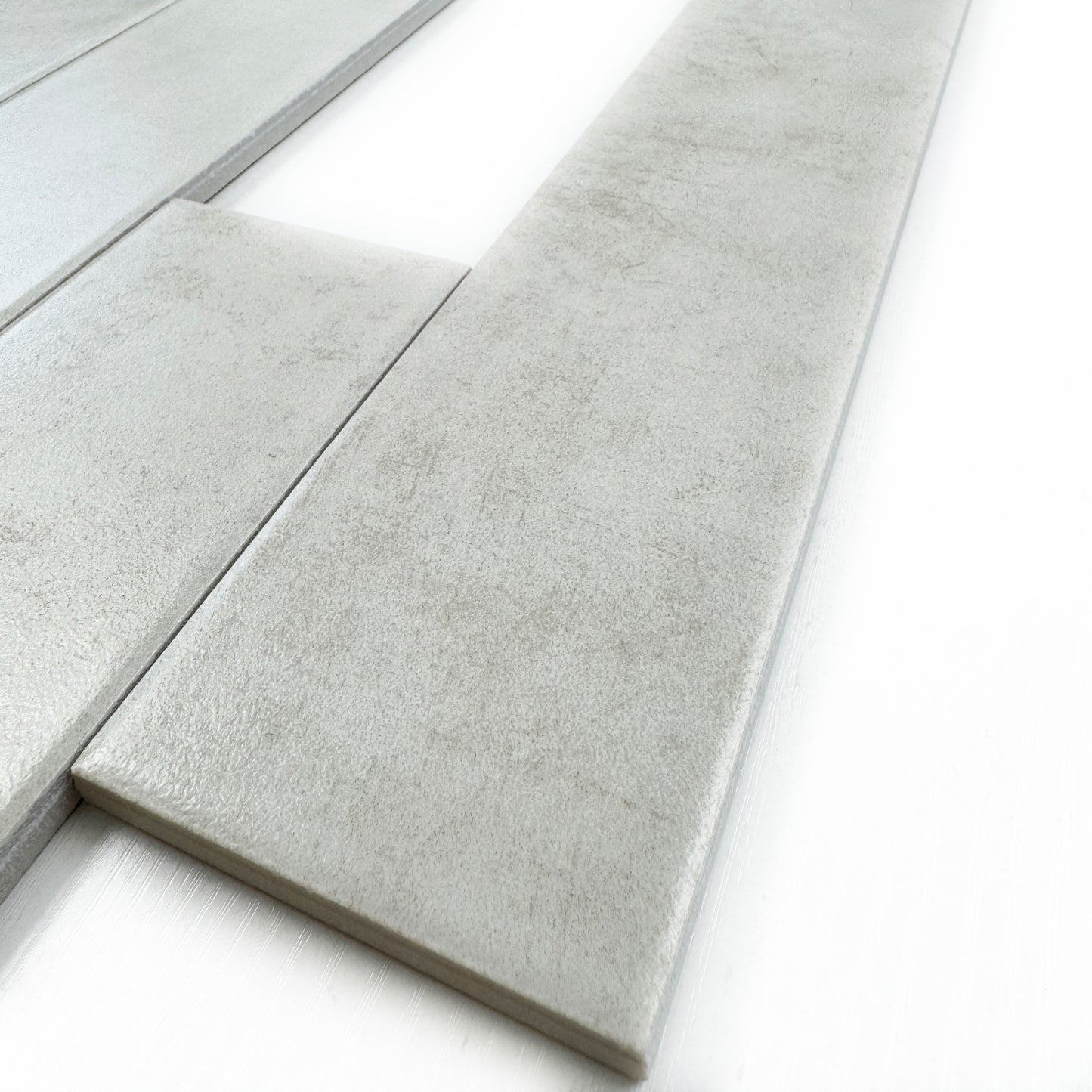 Amalfi Dawn Series Pearl White Matt Porcelain Artisanal Tile