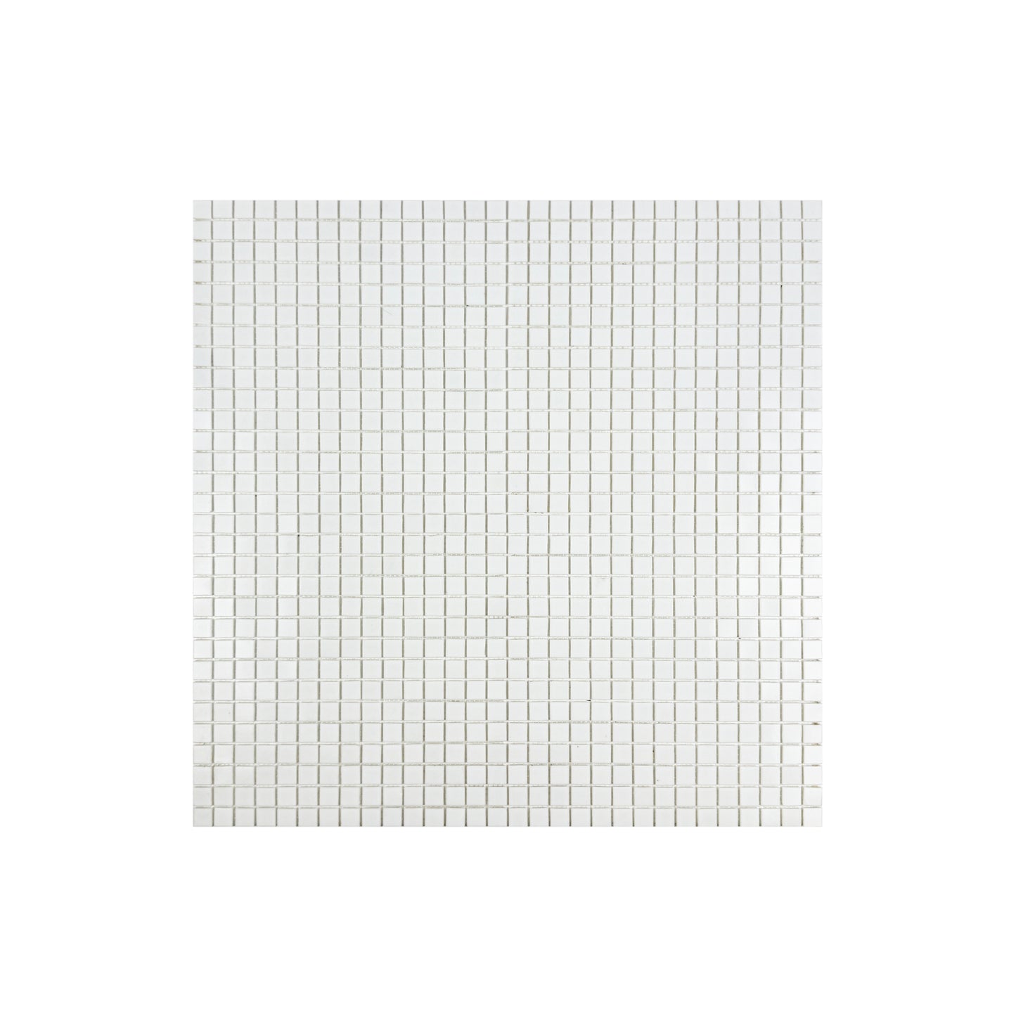 Serene Spectrum White Hot Melt Glass Mosaic