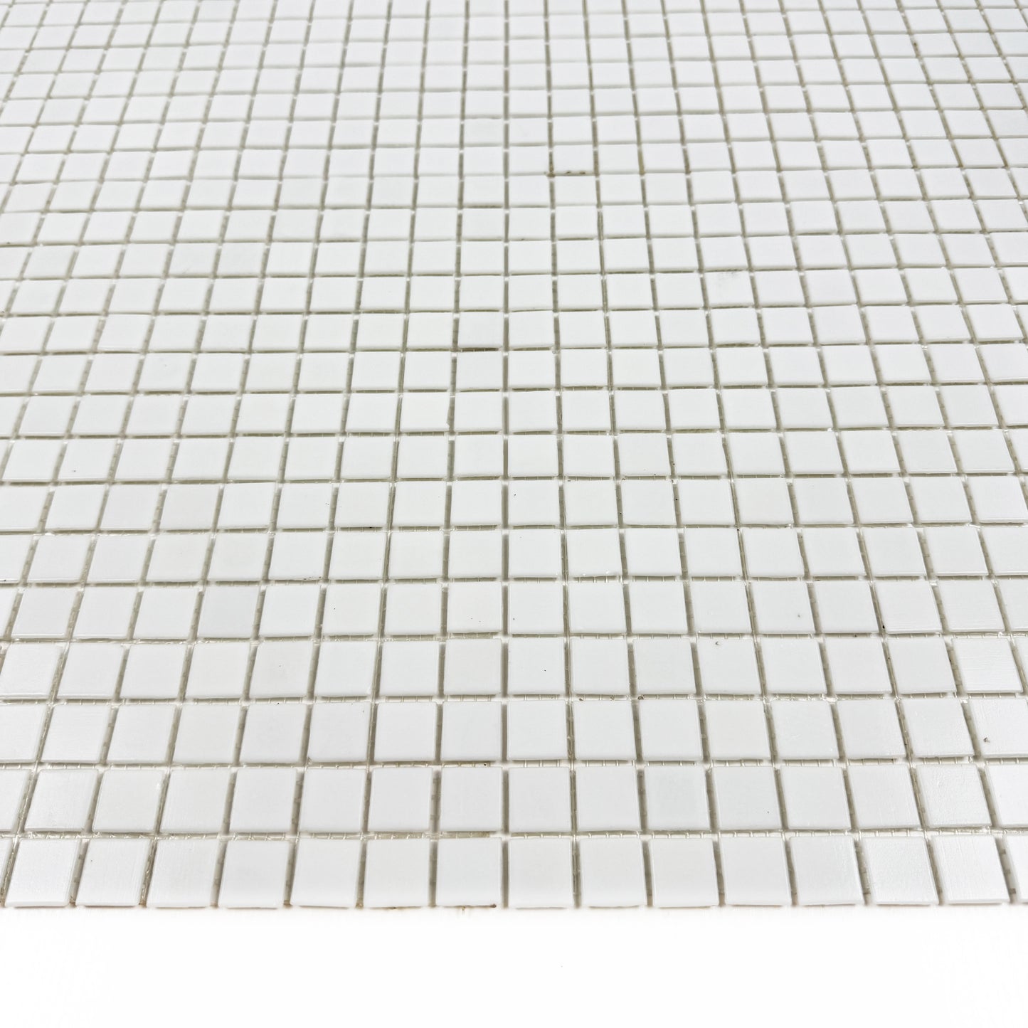 Serene Spectrum White Hot Melt Glass Mosaic