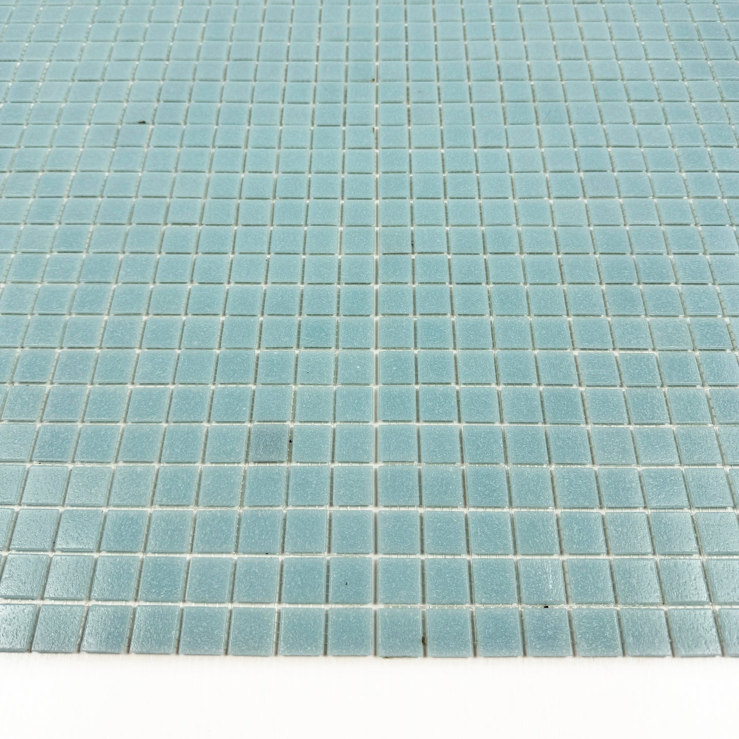 Serene Spectrum Sky Blue Hot Melt Glass Mosaic