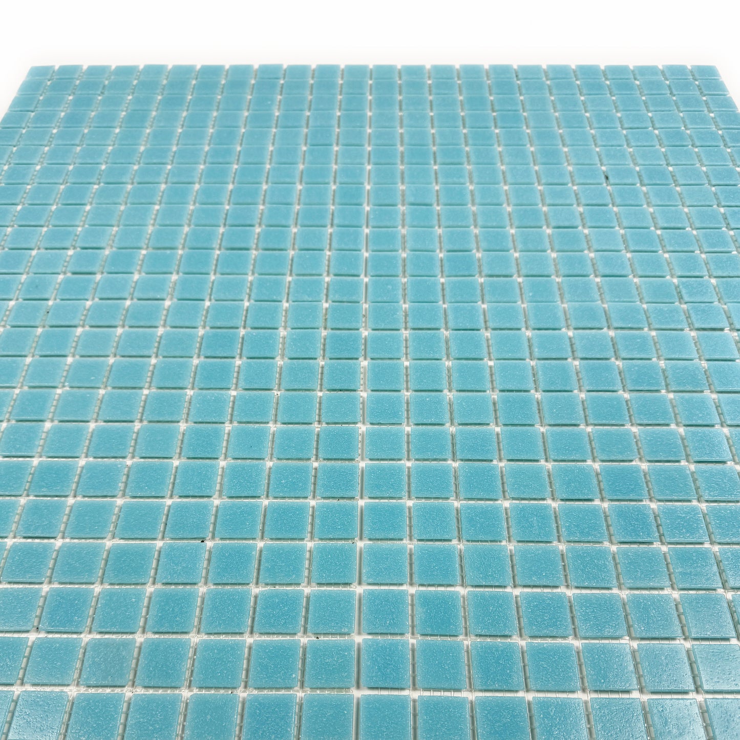 Serene Spectrum Series Sky Blue Hot Melt Glass Mosaic