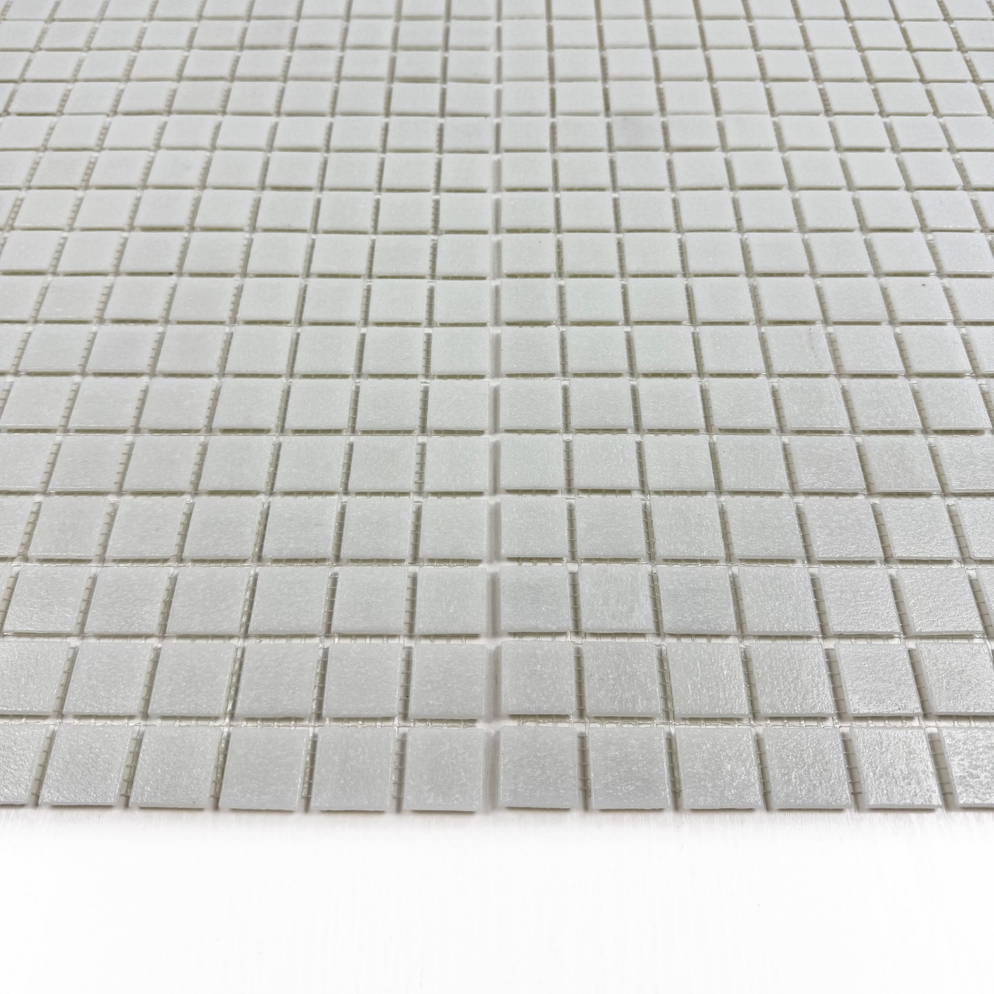 Serene Spectrum White Hot Melt Glass Mosaic
