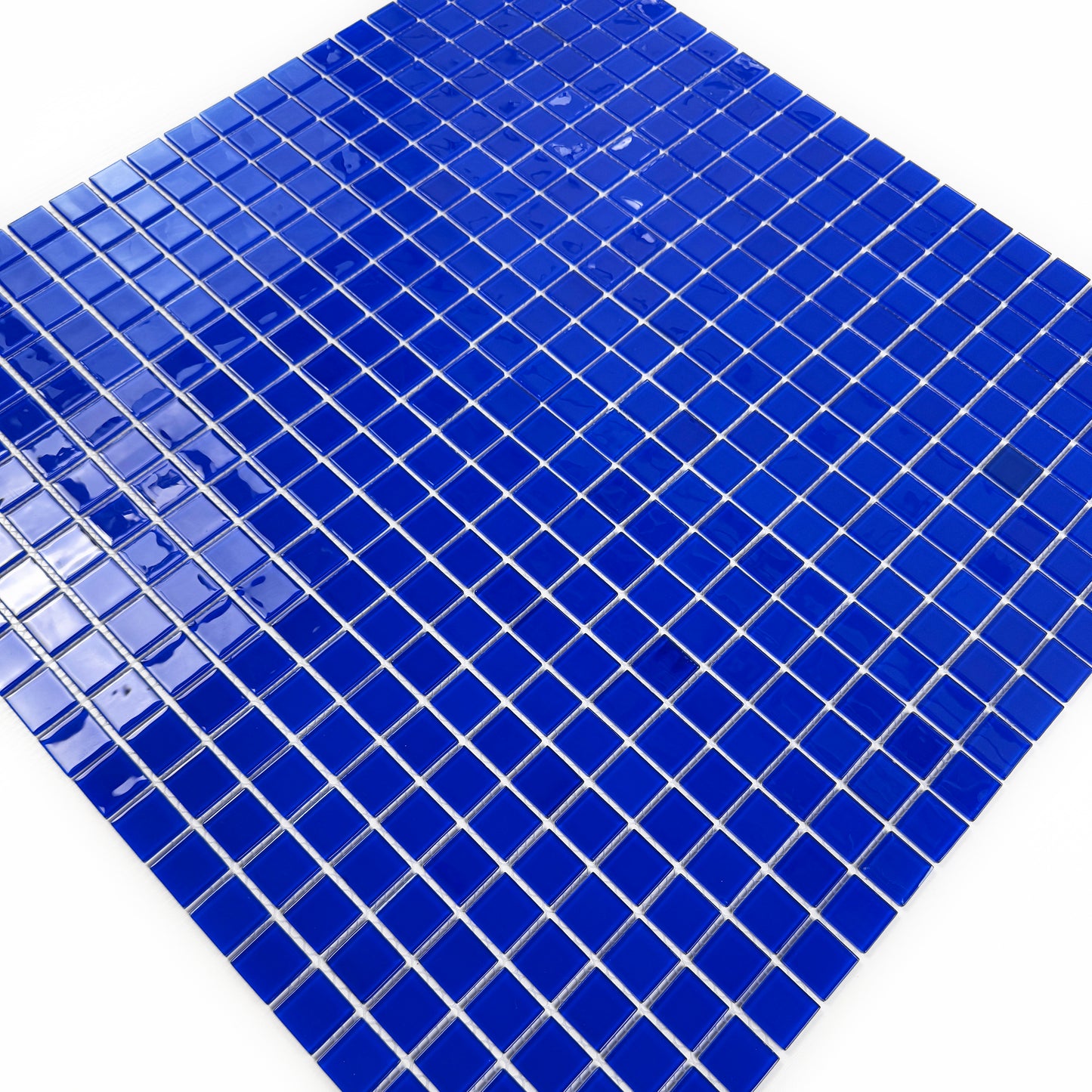 Klein Blue Crystal Glass Mosaic