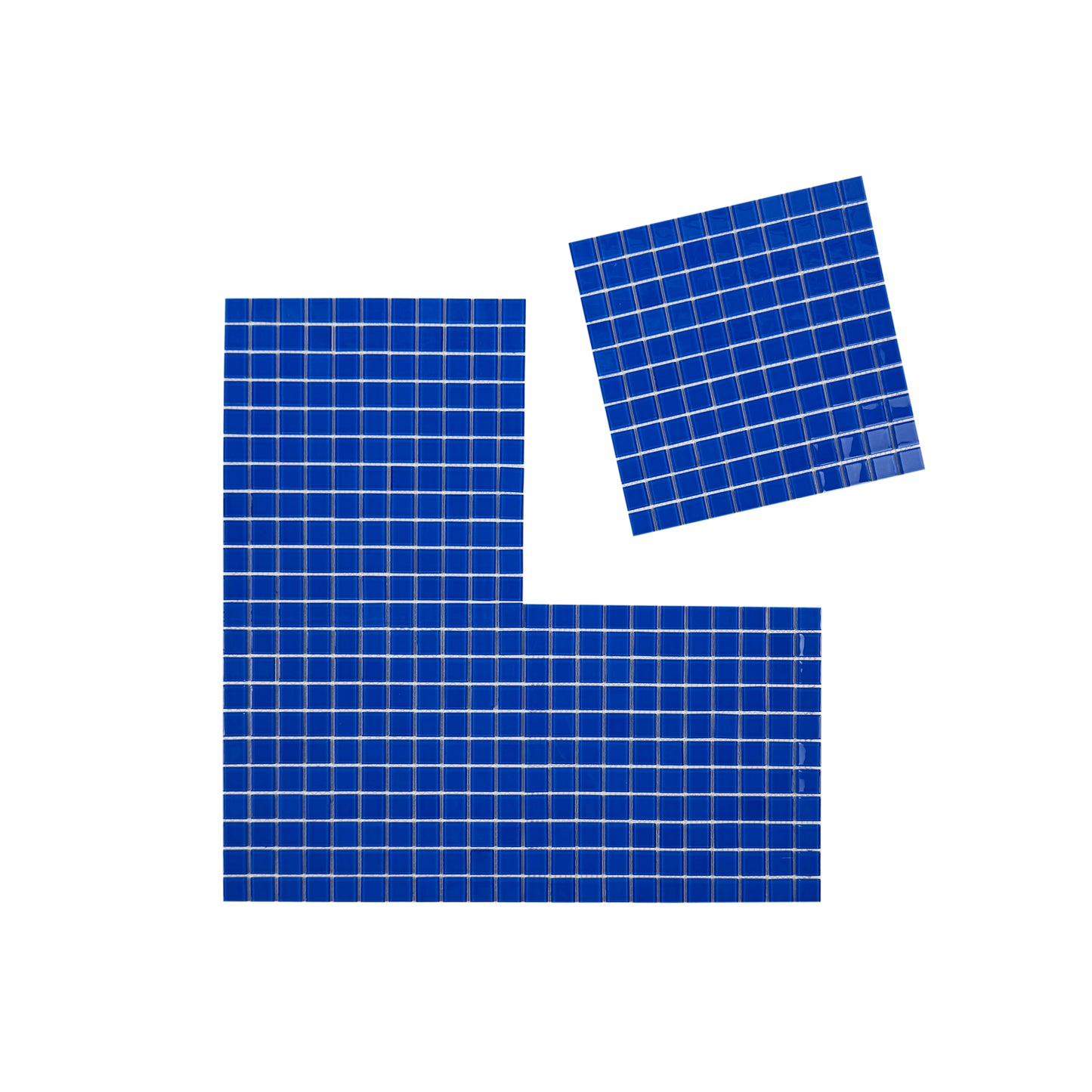 Royal Blue Crystal Glass Mosaic