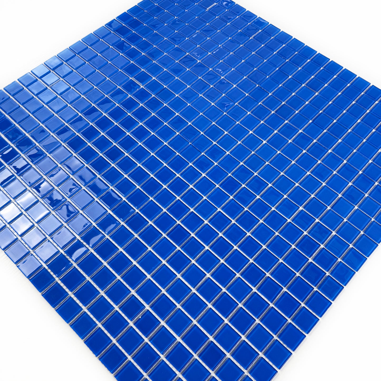 Royal Blue Crystal Glass Mosaic