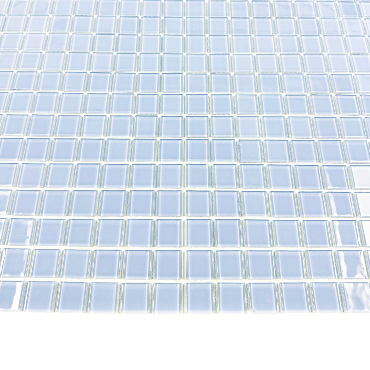 Sky Blue Crystal Glass Mosaic
