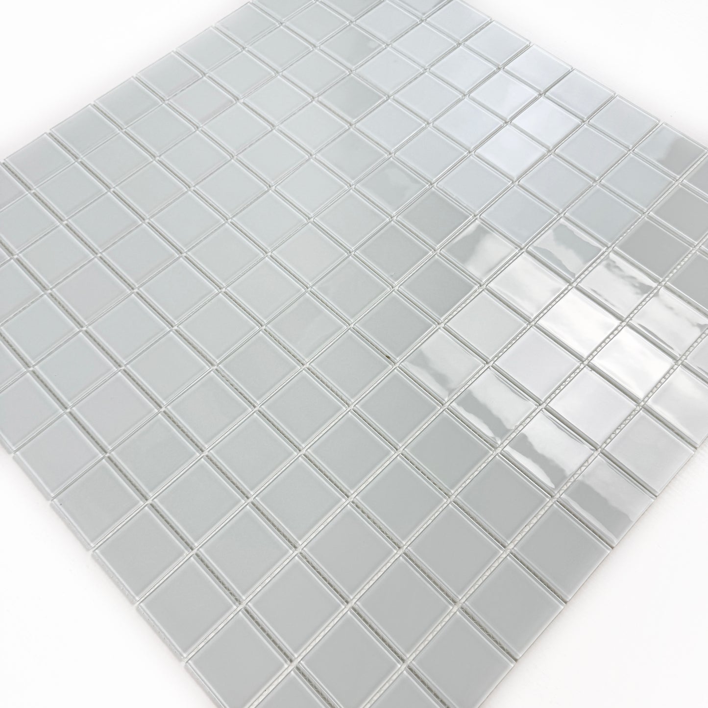 White Crystal Glass Mosaic