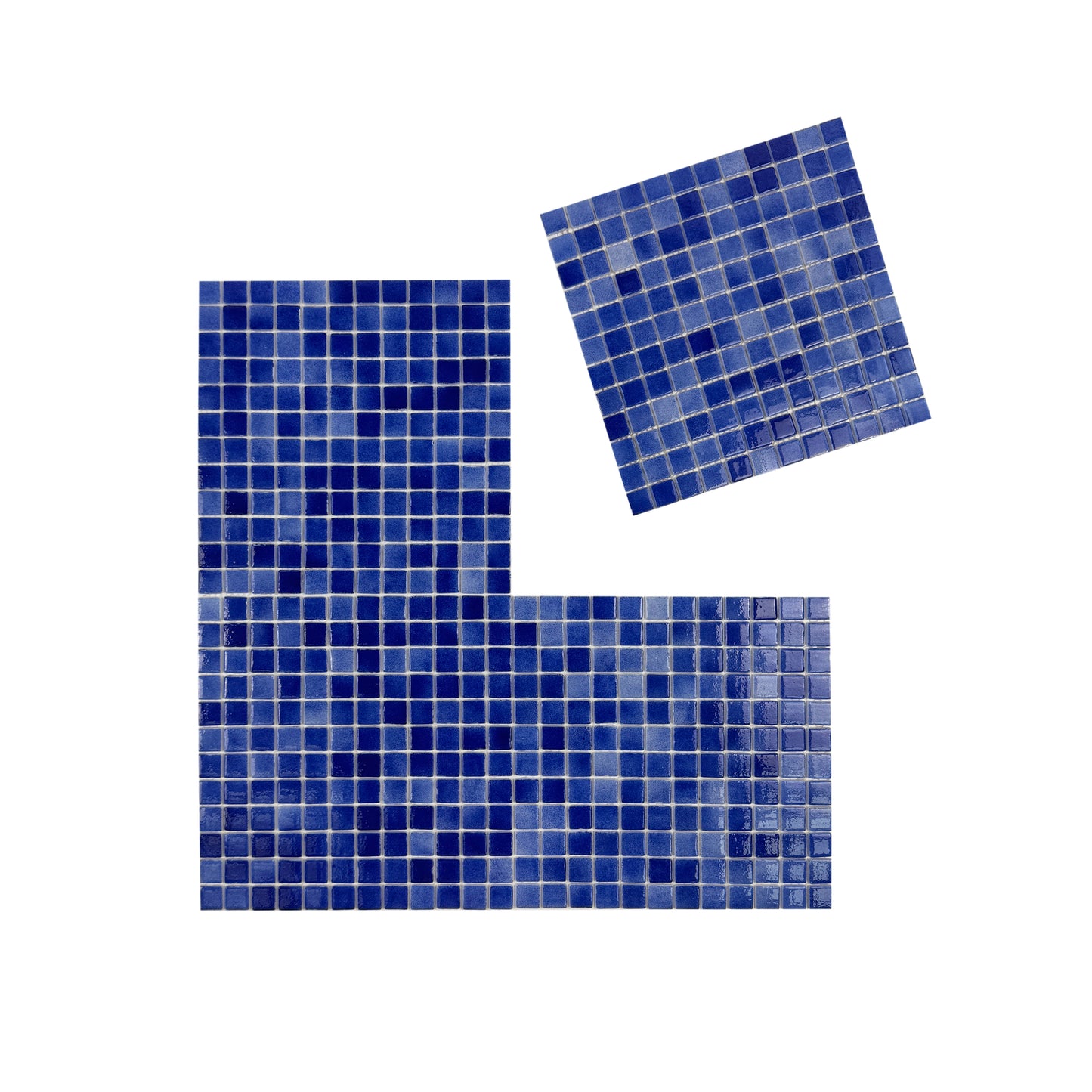 European Mosaic Series Purple Recycled Glass Mosaic