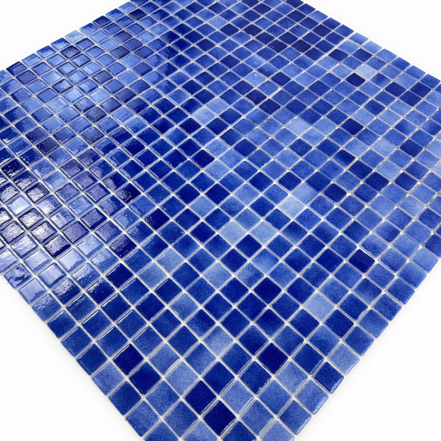 European Mosaic Series Purple Recycled Glass Mosaic