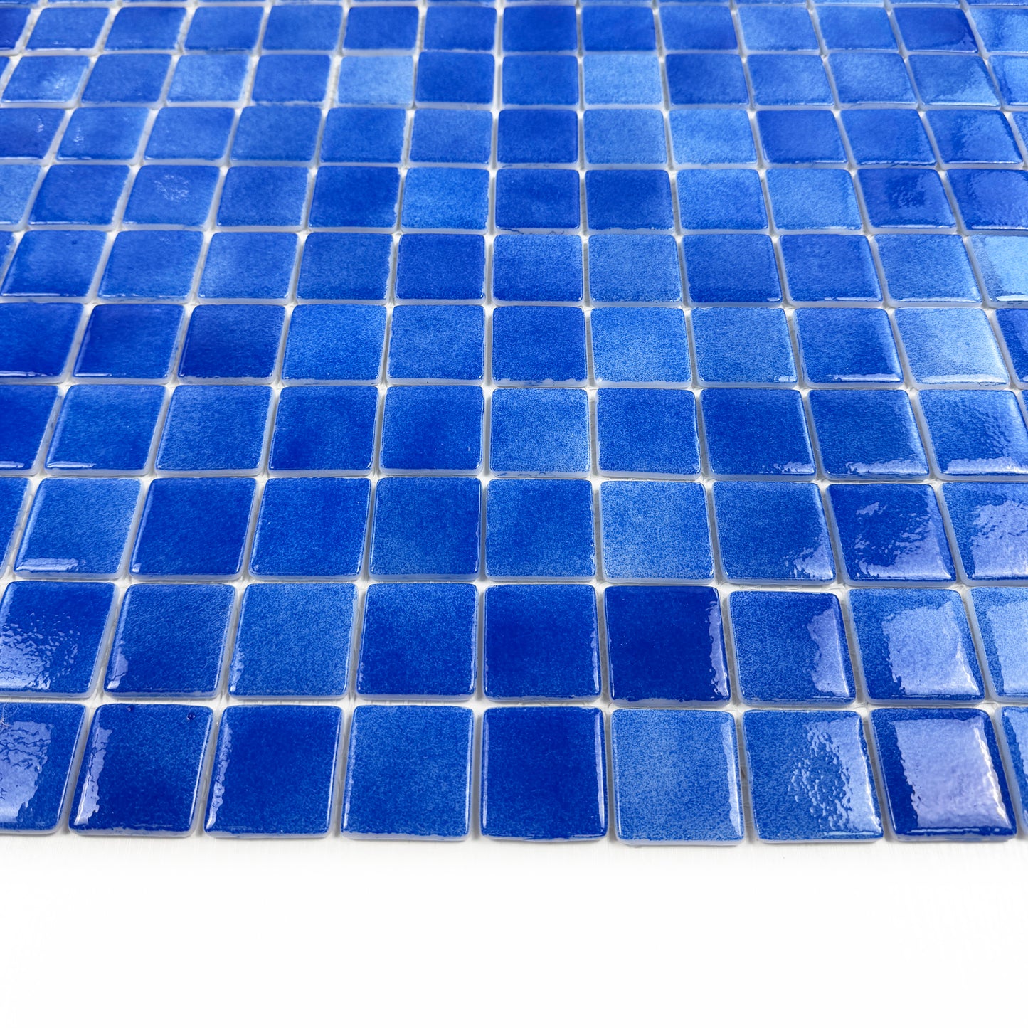 European Mosaic Series Navy Blue Recycled Glass Mosaic
