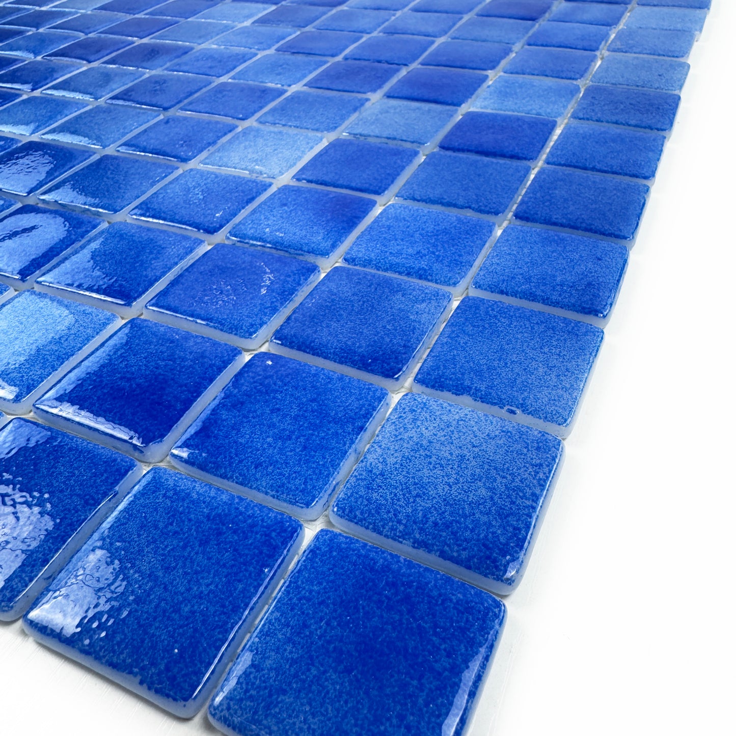 European Mosaic Series Navy Blue Recycled Glass Mosaic