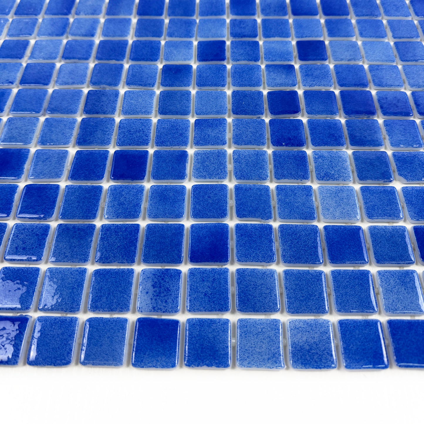 European Mosaic Series French Blue Recycled Glass Mosaic