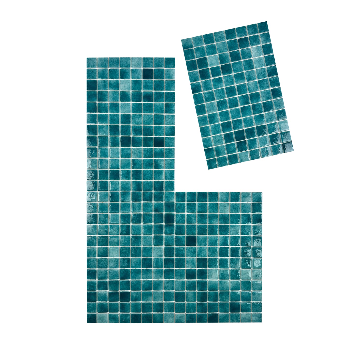 European Mosaic Series Jungle Green Recycled Glass Mosaic