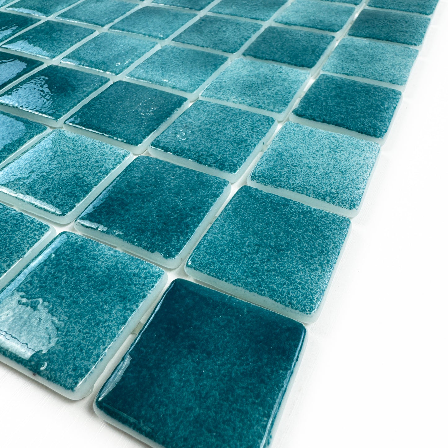 European Mosaic Series Jungle Green Recycled Glass Mosaic