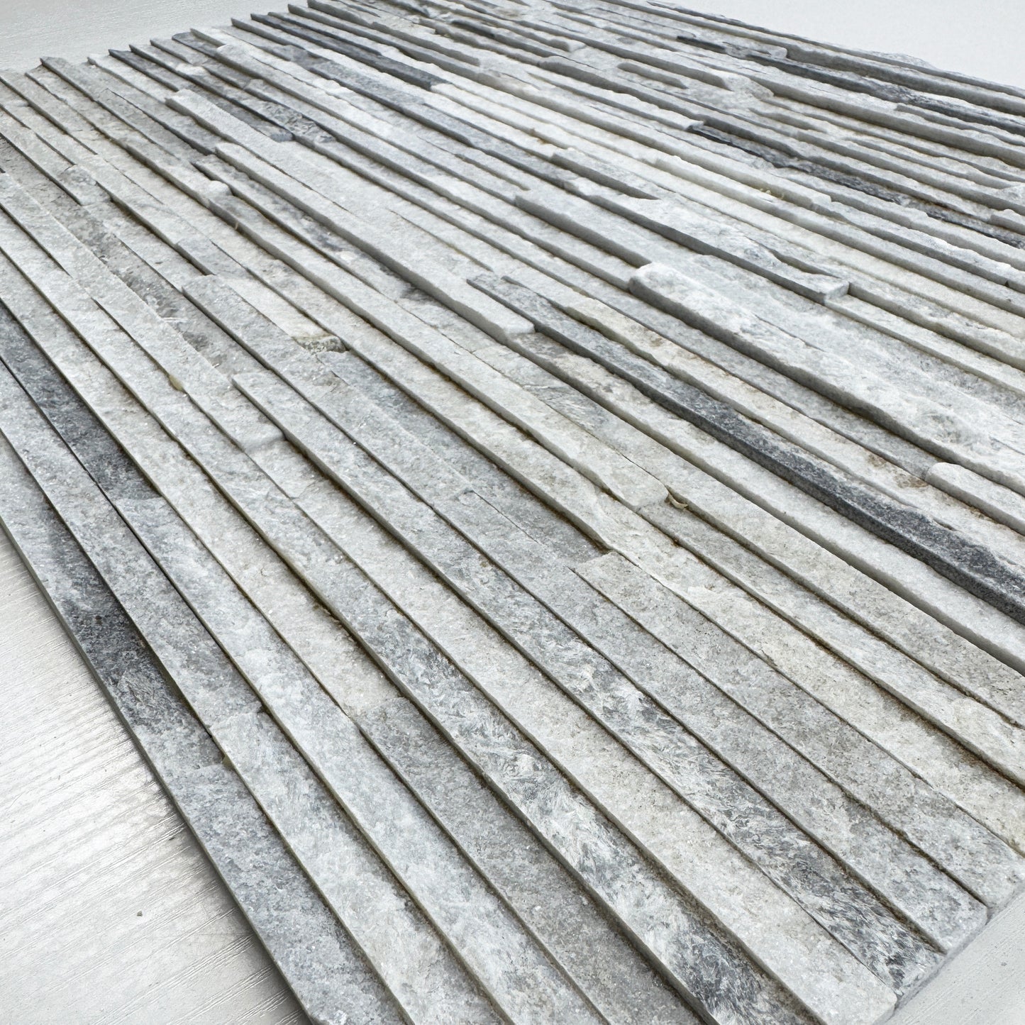 Twilight Stream Series Black & Grey & White Mixed Split Marble Wall Cladding