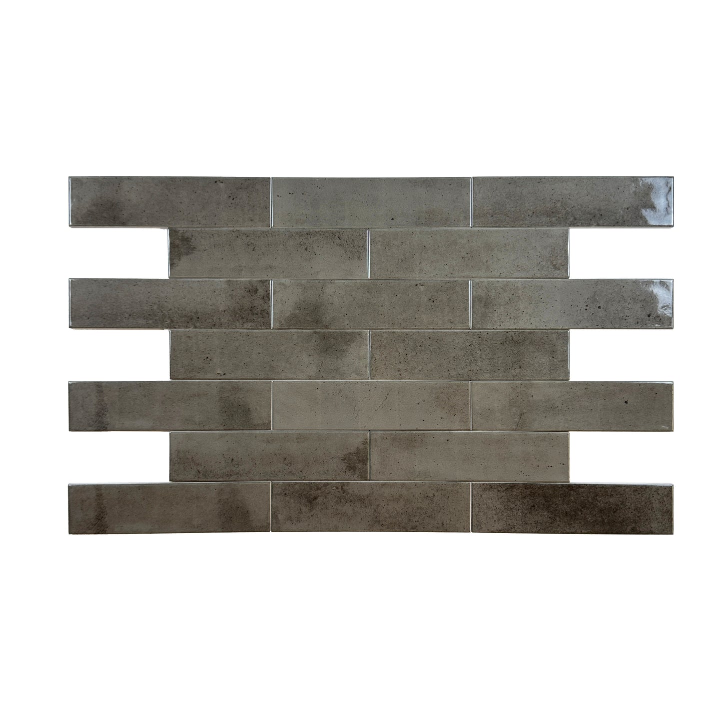 Venetian Dream Series Coffee Brown Glossy Porcelain Artisanal Tile