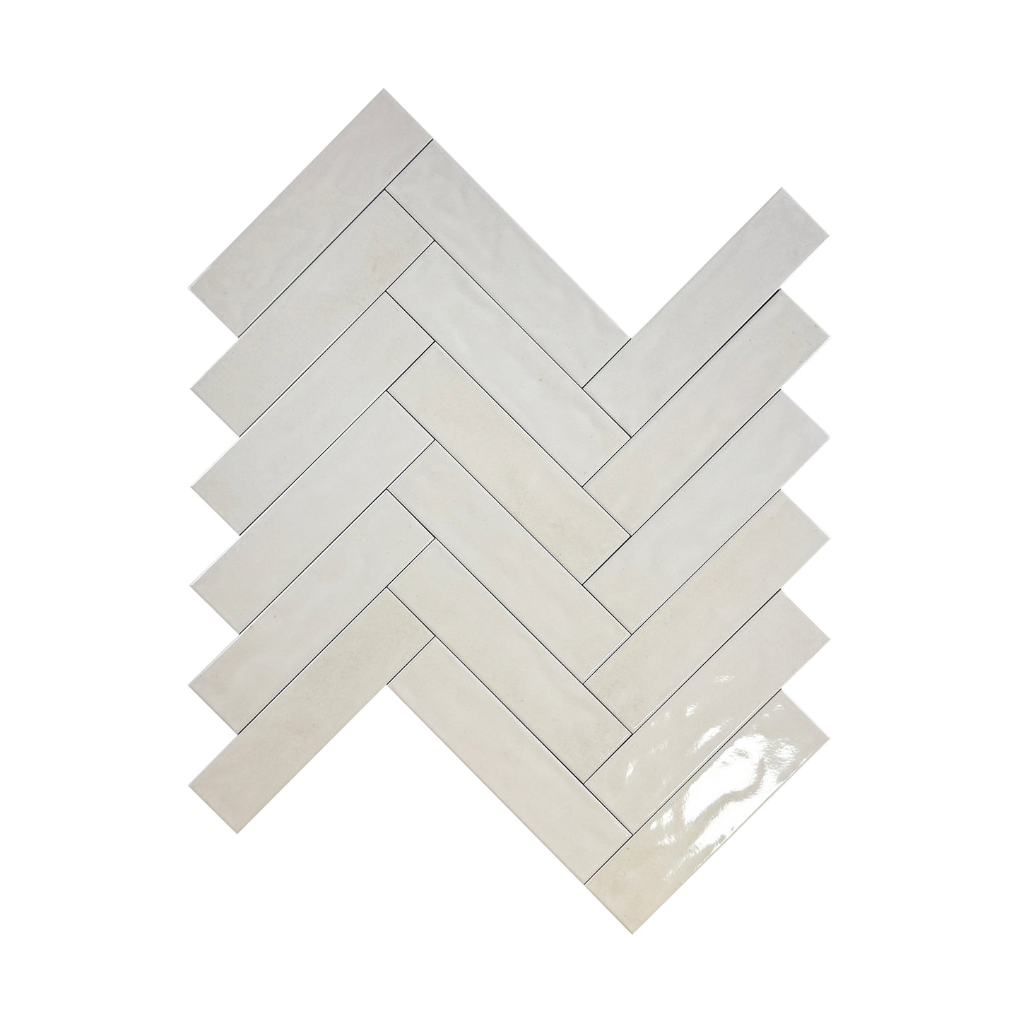 Venetian Dream Series Parchment Beige Glossy Porcelain Artisanal Tile
