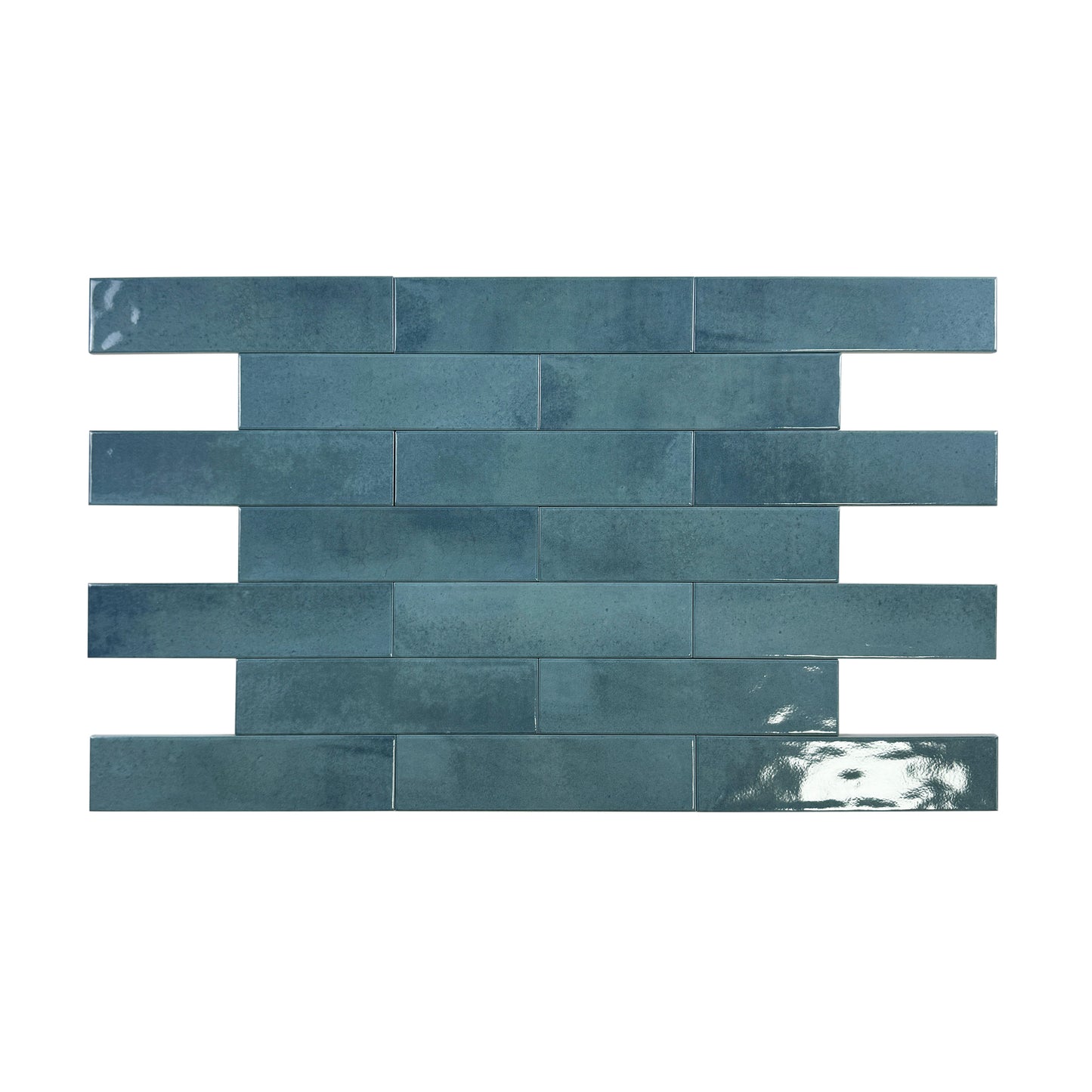 Venetian Dream Series Sapphire Blue Glossy Porcelain Artisanal Tile