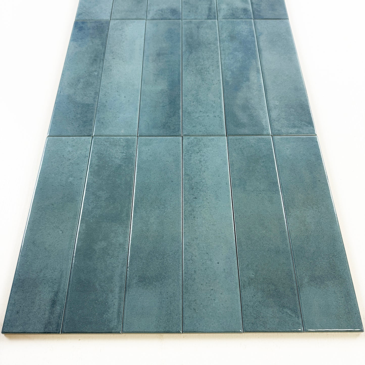 Venetian Dream Series Sapphire Blue Glossy Porcelain Artisanal Tile