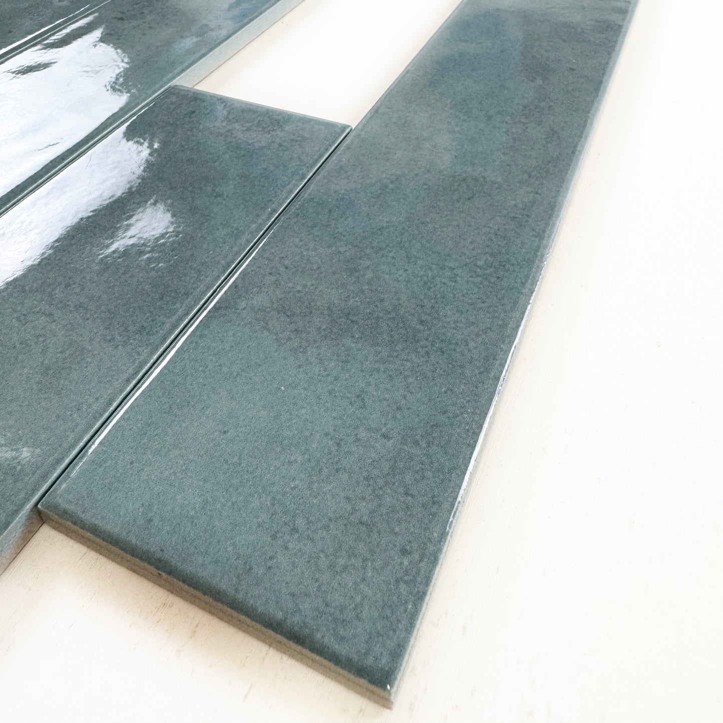 Venetian Dream Series Sapphire Blue Glossy Porcelain Artisanal Tile