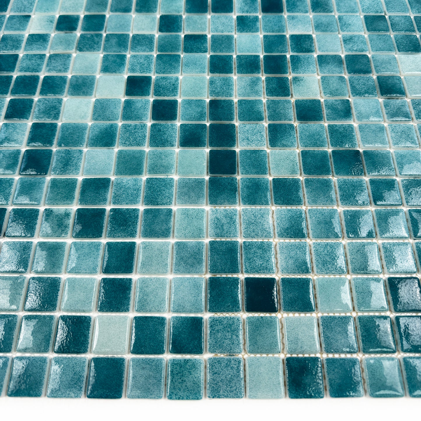 Regal Europe Series Saga Green Glossy Recycled Glass Mosaic