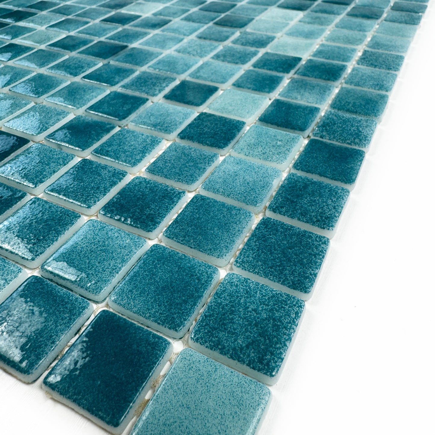 Regal Europe Series Saga Green Glossy Recycled Glass Mosaic