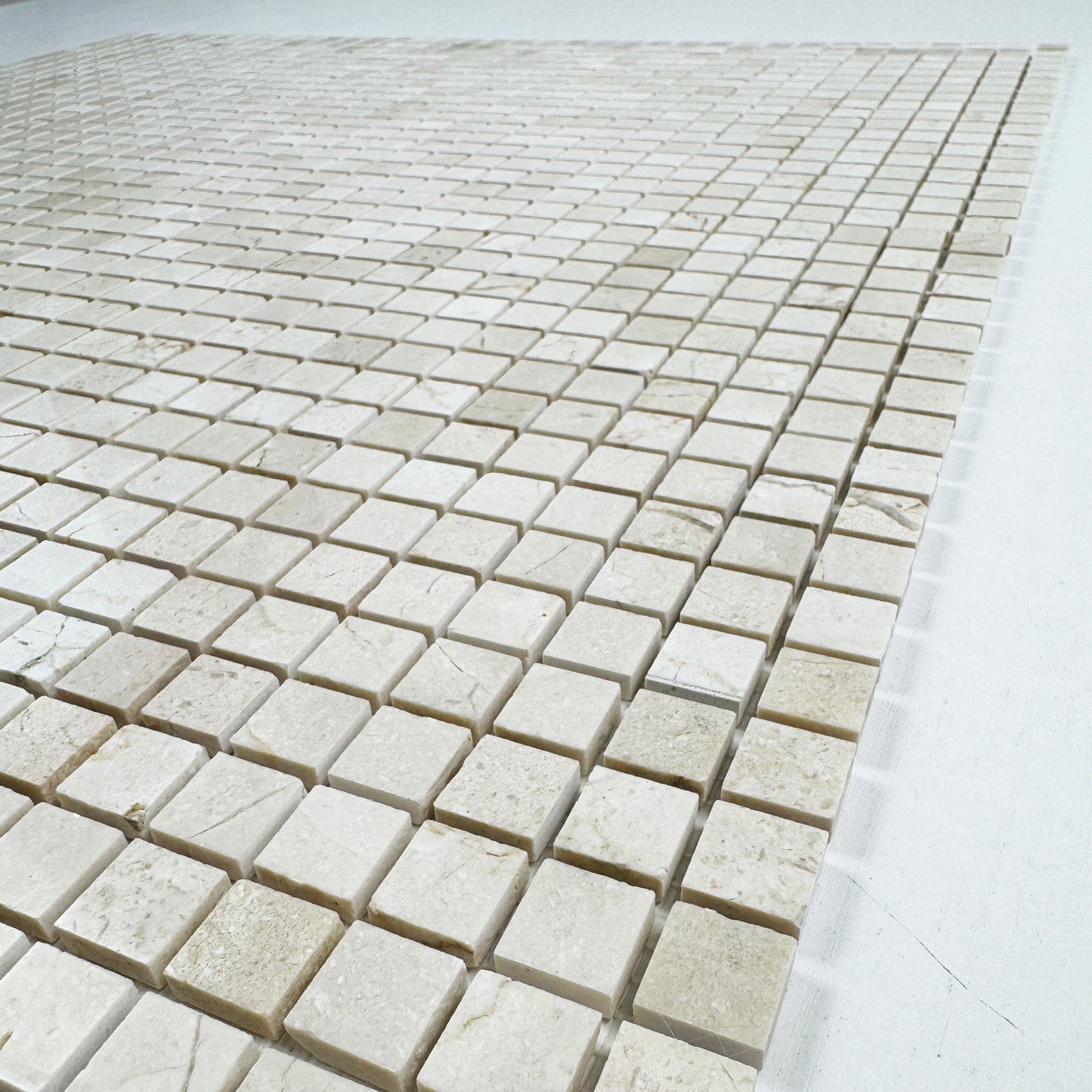 Crema mafil Series Cream Marfil Polished Square Marble Mosaic