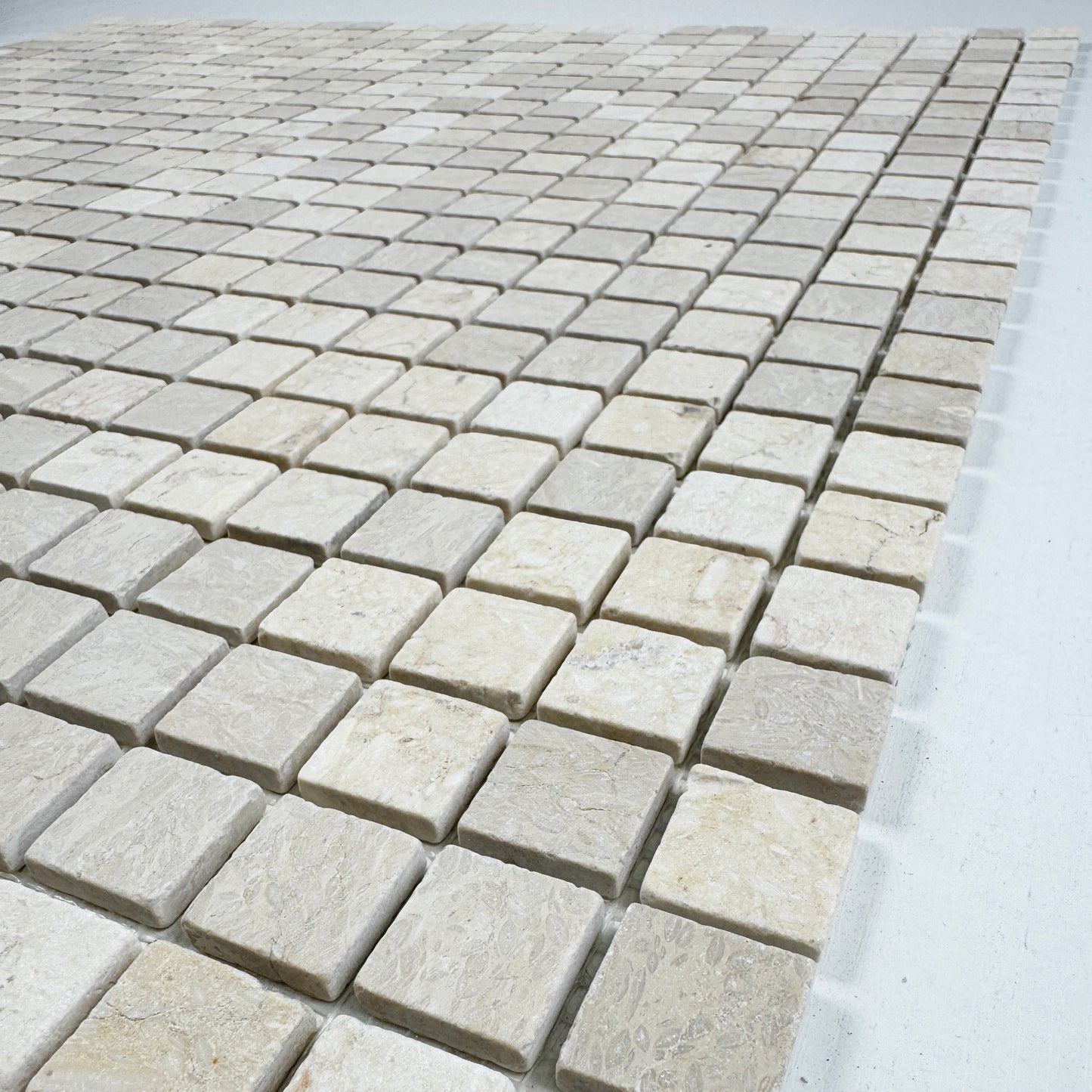 Crema mafil Series Cream Marfil Polished Square Marble Mosaic