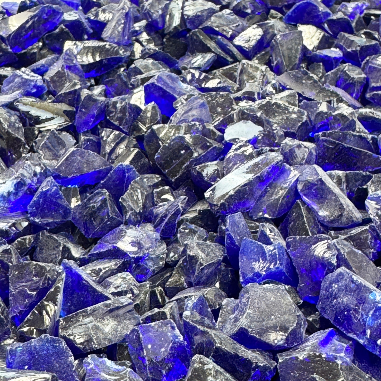 Gemstone Waters Cobalt Blue Glass Gravel Block